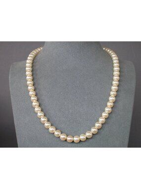 Pearl Necklace, Bracelet & Earrings